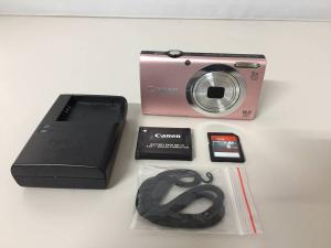 ○Canon PC1731 PowerShot A2400 IS デジタルカメラ ピンク SanDisk SD 