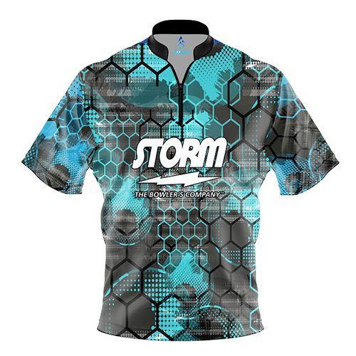 size Large new Storm Tenpin Bowling Polo Shirt Navy 