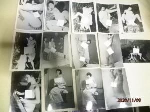 風俗資料 希少 芸術 古写真 ヌード アダルト ポルノ エロ 白黒写真 春画 裸婦 昭和レトロ 14枚セット