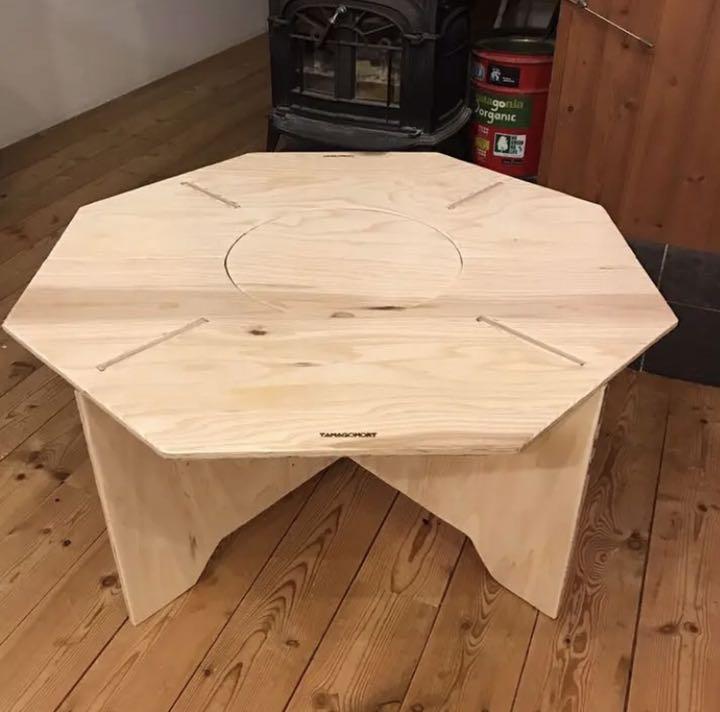 yamagomory 八卓 七輪テーブル 折り畳み - テーブル/チェア