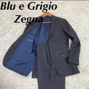 極美品　Blu e Grigio ブルーエグリージオ　最高級生地ゼニア使用　S