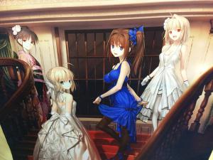 ○両義式 セイバー アルクェイド 蒼崎青子 特大タペストリー 「TYPE-MOON Fes.」 通販限定 空の境界 Fate 月姫 魔法使いの夜  【20/1111/03