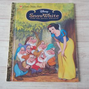 外国語絵本 ディズニー 白雪姫 Disney Snow White And The Seven Dwarfs 洋書 英語絵本 Little Golden Book ディズニープリンセス 送料18