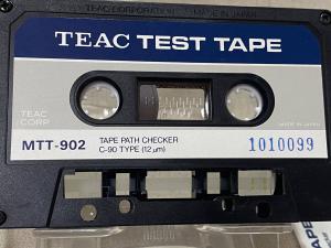 TEAC MTT-902 TAPE PATH CHECKER C-90 TYPE ティアックテストテープ テープパスチェッカー 中古品