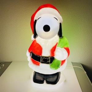 激レア スヌーピー サンタ 照明 Santa S Best Snoopy ライト 高さ約80cm サンタクロース 電飾