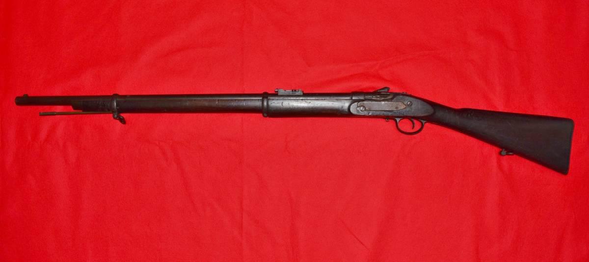 スナイドル銃 登録証付 全長約123.8cm 後装式 古式銃 大珍品 2バンド