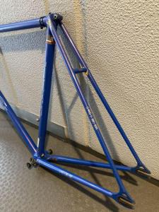 IRIBE イリべ ピスト フレーム KEIRIN 競輪 NJS ブルー青