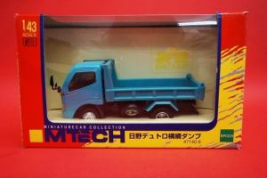 エポック MTECH エムテック 1/43 日野 デュトロ 横綱ダンプ ブルー MT-11