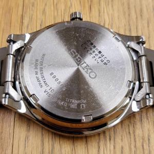 箱付き SBPX103 セイコー ソーラー チタニウム ブラックダイヤル V157-0BX0 SEIKO SPILIT TITANIUM