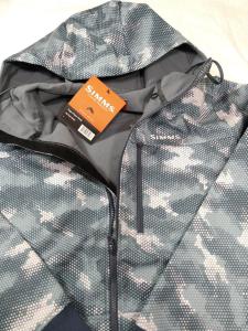 1円 新品 SIMMS シムス ローグフーディ ROGUE FLEECE HOODY (L) ソフトシェル パーカー HEX CAMO STORM