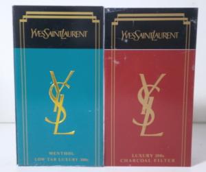 たばこ包装模型 イヴ・サンローラン 5個セット Yves Saint Laurent Luxury Menthol 自販機 ダミー レプリカ 非売品  タバコ グッズ