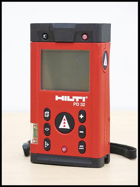 ○美品! HILTI/ヒルティ レーザー距離計 PD32 レーザーレンジメータ/レンジメーター/測量機器/距離測定器/測距機