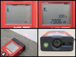 ○美品! HILTI/ヒルティ レーザー距離計 PD32 レーザーレンジメータ/レンジメーター/測量機器/距離測定器/測距機