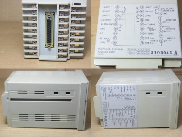 KEYENCE 多機能デジタルメータリレー RV3-55R（中古品 キーエンス センサー デジタル メーター）