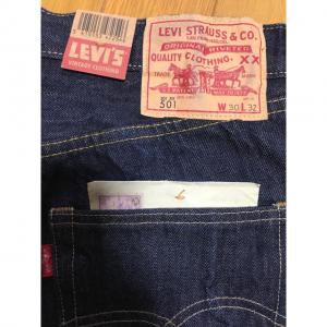 新品 希少 LEVIS 501XX 66466-0004 BIGE 赤耳