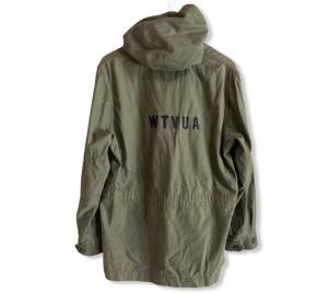 美品】17AW WTAPS SWAMP JACKET COTTON SATIN ジャケット SIZE:01 S ダブルタップス オリーブ  172TQDT-JKM06