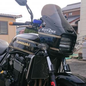 カワサキ ZRX1200R ZRX1200 ダエグ 用 ヘッドライト ルーバー