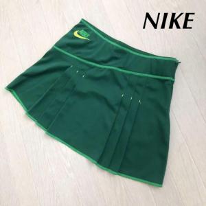 NIKE ナイキ グリーン スコート スカート プリーツ テニスウェア