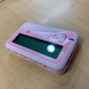 希少 アーキス ハローキティ ポケベル Hello Kitty 元箱 説明書類 ストラップ 付き 美品