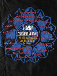 Tibetan Freedom Concert Tシャツ チベタン フリーダムコンサート