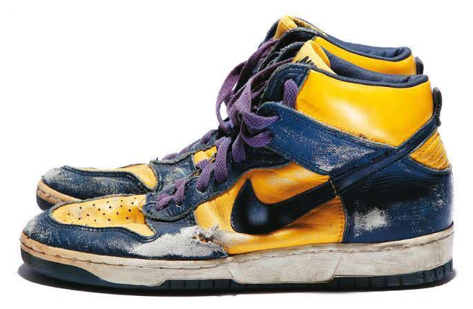 希少 NIKE DUNK HIGH LE 1998 復刻 紺黄 藤原ヒロシ 27.0cm US9