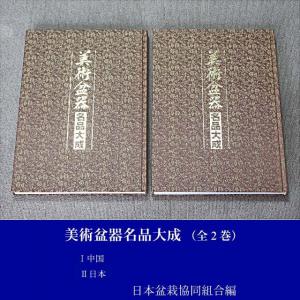 百】美術盆器名品大成 中国編・日本編 全2巻 ☆日本盆栽協同組合 盆栽人の座右の書 盆栽鉢・樹鉢・水盤・卓・添景・落識集