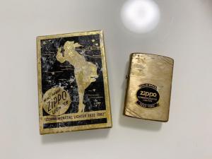 ZIPPO ジッポー 1932 1982 COMMEMORATIVE BRADFORD.PA. SOLID BRASS 箱付き