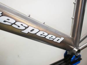 美品 LITESPEED BLADE 650C 2002年 チタン フレームセット ライトスピード ブレード のりりん