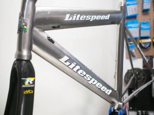 美品 LITESPEED BLADE 650C 2002年 チタン フレームセット ライトスピード ブレード のりりん