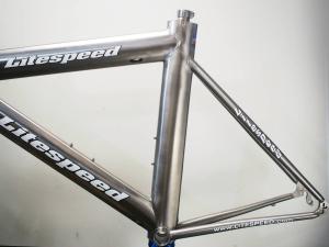 美品 LITESPEED BLADE 650C 2002年 チタン フレームセット ライトスピード ブレード のりりん