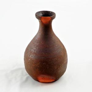 備前焼 BIZEN◇佐藤 圭秀(さとうけいしゅう) 徳利 窯変 酒器 高さ13.5