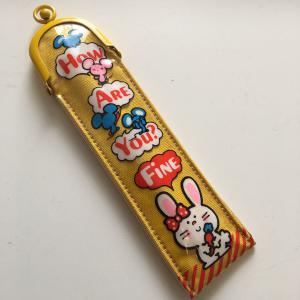 サンリオレトロ『バニー＆マッティ（改名前バニー＆ラッティ/Bunny&Rattyの品）』ペンケース・1970年代