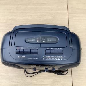 SHARP QT-C600-A コンパクトディスクステレオダブルカセット 93年製 CD