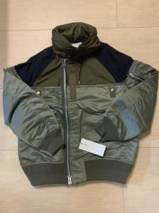 新品 sacai サカイ 21SS Nylon Twill x Outdoor Blouson ブルゾン SIZE2 21-02533M ma1 ma- 1