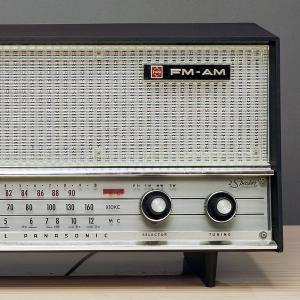 FMの聴ける真空管ラジオ ナショナルパナソニックRE-830 FM/AM/SM 3BAND 修正修復整備品！