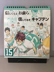 ○ハイキュー!! 2017年度コミックカレンダー 万年日めくりカレンダー 日々是排球 【20/1105/01