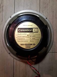 70年代 ヴィンテージ CELESTION セレッション ROLA CELESTION BLACKBACK ブラックバック ギターアンプ スピーカー