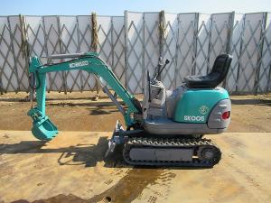 コベルコ SK005 ミニ油圧ショベル ミニユンボ 可変脚機能付き 拡張板 KOBELCO コベルコ建機 ミニショベル 中古