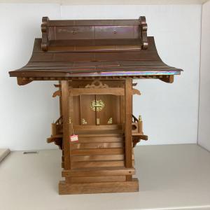 外宮 地蔵堂W57cm×D62cm×H75cm 神棚 御堂 お社 祠 ほこら そとみや 屋外 外祭用 神具 お地蔵様 未使用 長期保管品