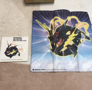 ポケットモンスター モンコレ 当選品 黒いメガレックウザ 黒いレックウザ 新品 未開封 非売品 激レア 当選通知書付き 色違い