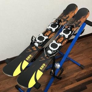 美品◇SALOMON SB9 snowblade 90cm 調整ビンディング スキーボード ...