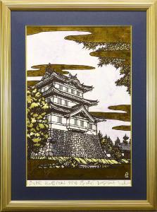 切り絵 石井一臣 原画 直筆サイン入り 妙義神社 群馬県 1点物 美術品