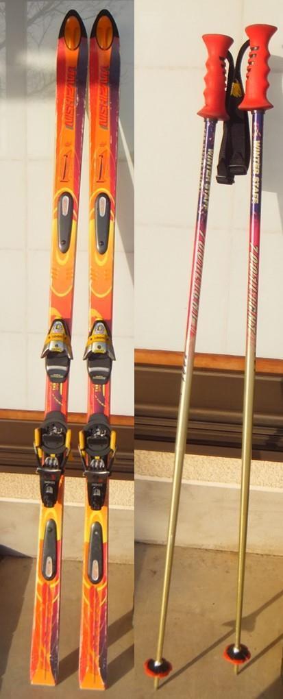 スキー板セット ニシザワ デモンストレーター ストック スキー板ケース 