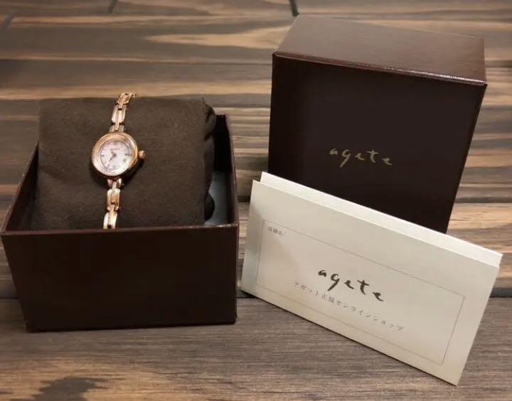 最新な agate ソーラー腕時計 ラウンドフィルム ピンクゴールド 腕時計(アナログ) 時計￥6,685-laeknavaktin.is