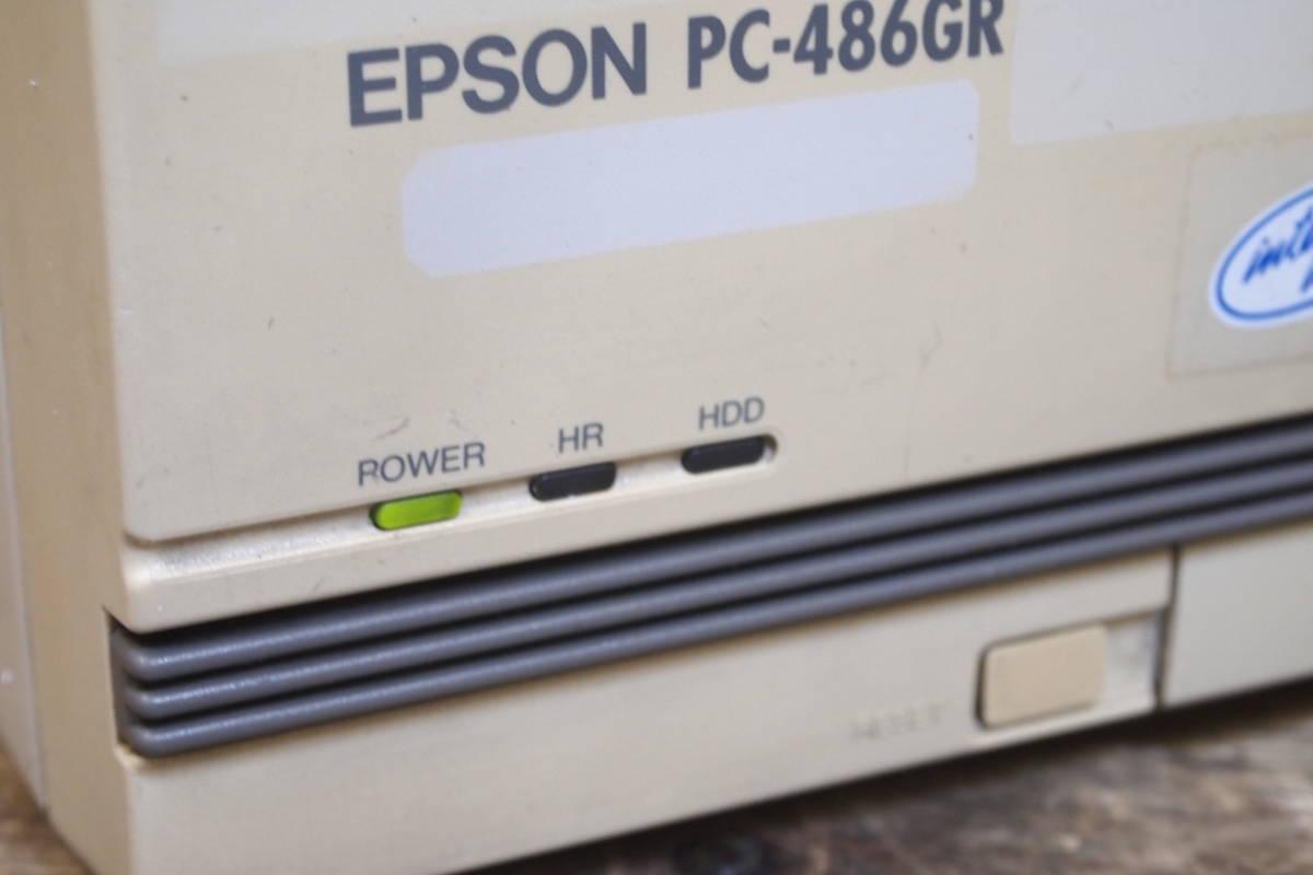 ☆EPSON エプソン PC-486GR3 パーソナルコンピューター 旧型パソコン Powered By586 With Co-PRO