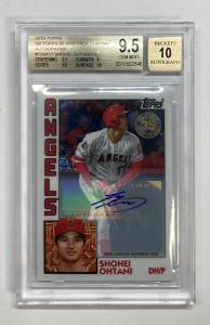 10枚限定！大谷翔平直筆サインTopps 9.5 Auto