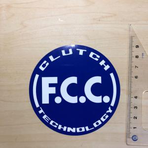 fcc クラッチ ショップ ステッカー