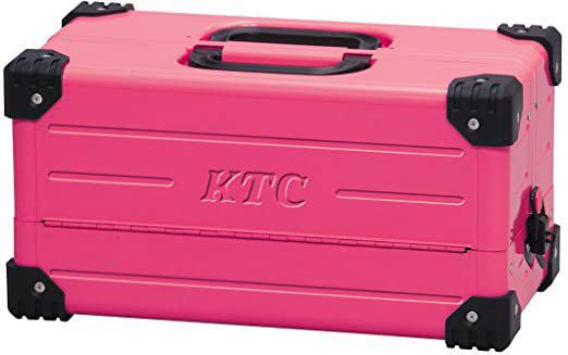 KTC工具箱 アクティブ両開きメタルケース(ピンク) EK-10P2
