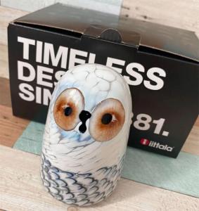 iittala owlet lumi イッタラ バード アウレット ルミ - 置物