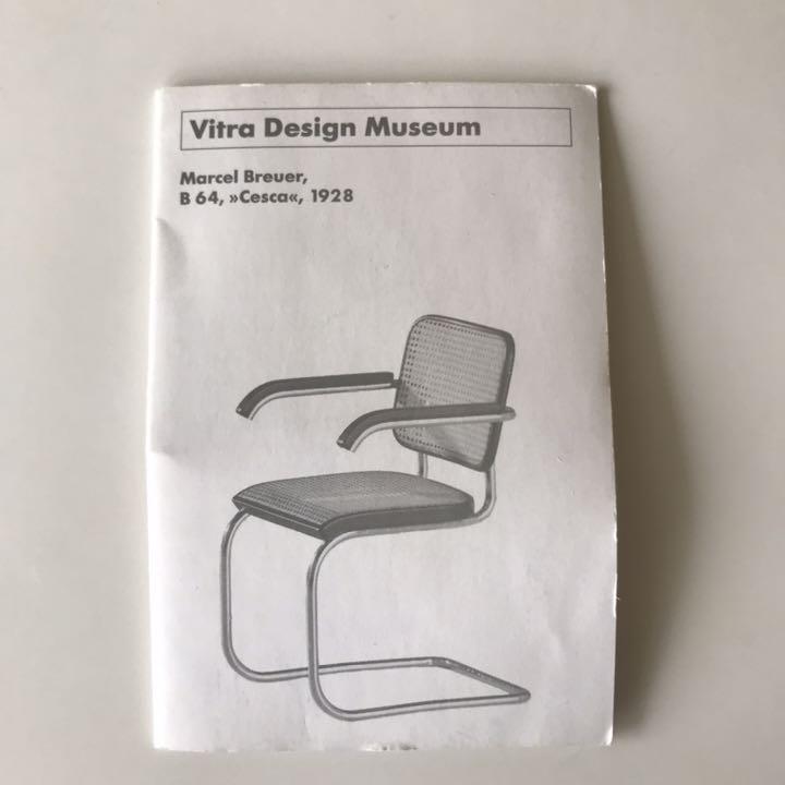 激レア品】Vitra ミニチュア マルセル・ブロイヤー B64チェスカ 難あり